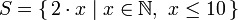 setnotation